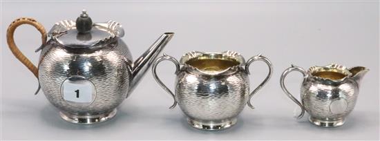 Plated tea set